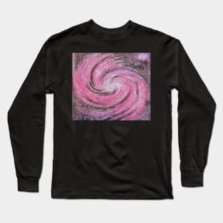 Pink Nebula Long Sleeve T-Shirt